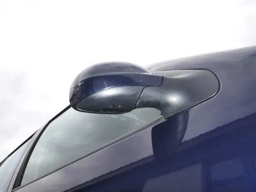 VW Golf 4 Bora manueller Spiegel vorne rechts Außenspiegel blau LC5H (201985)