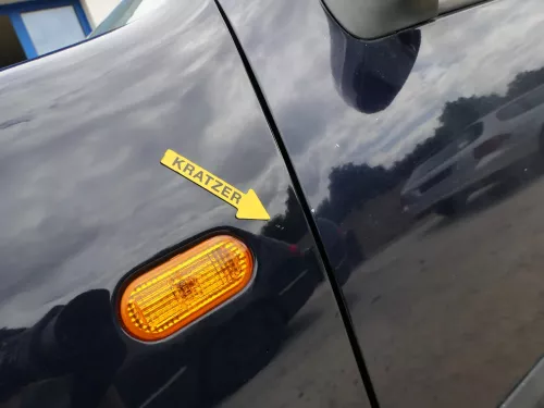 VW Golf 4 1J Kotflügel vorne links blau LB5N (201986)