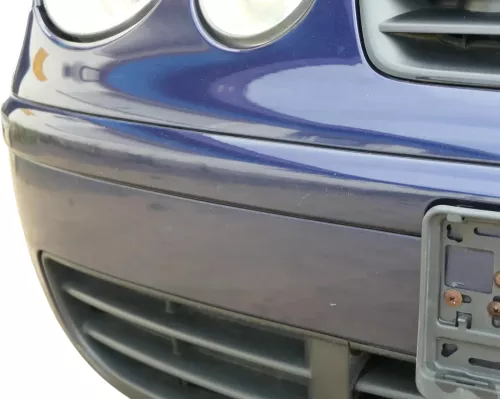 VW Polo 9N Stoßstange Frontstoßstange vorne blau LB5N (202005)