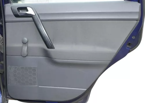 1x VW Polo 9N 9N3 Türverkleidung Verkleidung Tür hinten rechts 4/5-Türer blau (202012)