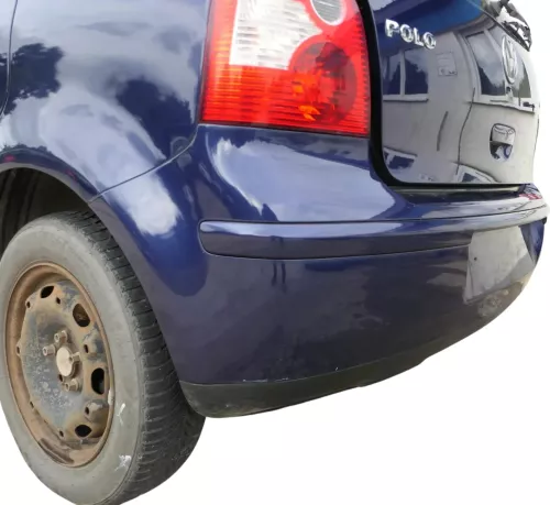 VW Polo 9N 9N3 Stoßstange Heckstoßstange hinten blau LB5N (202013)