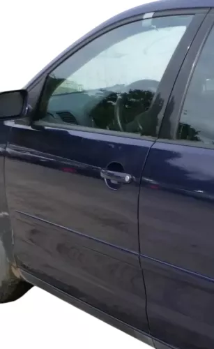 VW Polo 9N 9N3 Tür hinten links 4/5-Türer blau LB5N - ohne Anbauteile