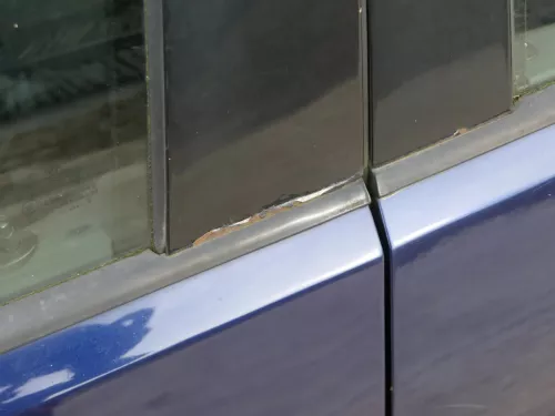 VW Polo 9N 9N3 Tür hinten links 4/5-Türer blau LB5N - ohne Anbauteile (202019)