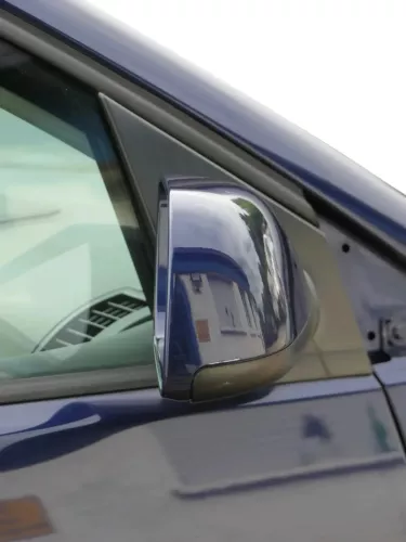 VW Polo 9N elektrischer Spiegel Außenspiegel rechts vorne LB5N blau (202021)