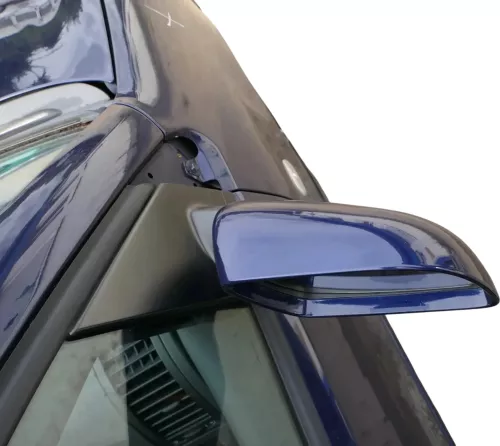 VW Polo 9N elektrischer Spiegel Außenspiegel rechts vorne LB5N blau (202021)