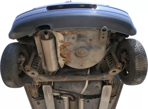 VW Polo 9N Ibiza 6L Auspuff Endschalldämpfer hinten 1,4 BKY BBY (202024)