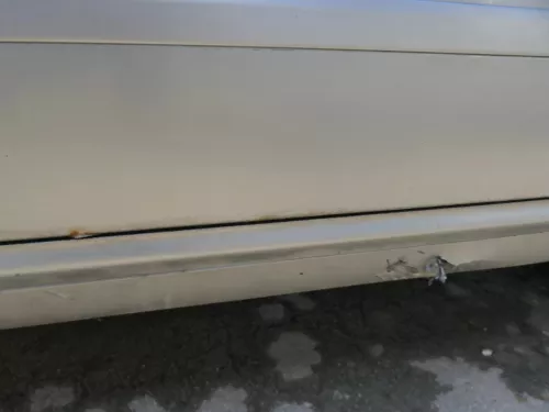 Audi A6 4B C5 Tür nur Türblatt vorne rechts Beifahrertür silber LY7W grau (202043)