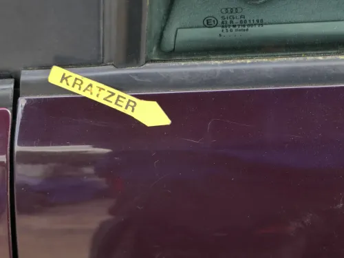 A4 B5 Tür nur Türblatt hinten links blau lila LY3K Kombi od Limo (202106)