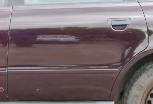 A4 B5 Tür nur Türblatt hinten links blau lila LY3K Kombi od Limo
