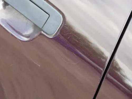 A4 B5 Tür nur Türblatt hinten links blau lila LY3K Kombi od Limo (202106)