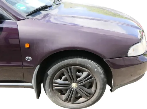Audi A4 B5 (bis caMitte1999 Bild vergle) Kotflügel vorne rechts blau lila LY3K