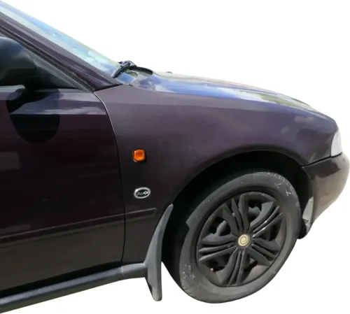 Audi A4 B5 (bis caMitte1999 Bild vergle) Kotflügel vorne rechts blau lila LY3K (202109)