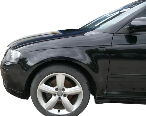 A3 8P Kotflügel vorne links schwarz LZ9Y Sportback