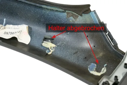 Audi TT 8N Roadster Verkleidung A-Säule oben links soul schwarz  8N7868231 (202173)