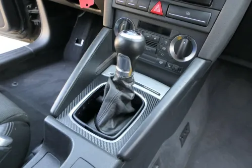 Audi A3 8P Mitteltunnel hinten Verkleidung um Handbremse Konsole - schwarz (202202)