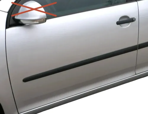 Golf 5 V 1K Tür Türblatt vorne links Fahrertür 4/5-Türer silber LA7W