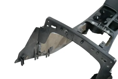 VW Sharan 7N Mittelkonsole Mitteltunnel um Schaltung Armlehne Leder 7N1863243A (202282)