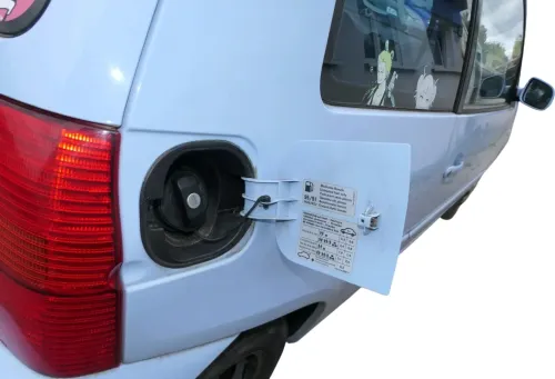 Lupo Seat Arosa Tankdeckel Deckel Tank Tankverschluß blau LR5D hellblau (202321)