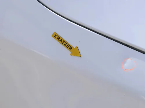 Skoda Fabia 5J Kotflügel vorne rechts weiß LF9E auch Kombi (202331)