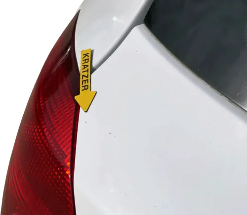 Skoda Fabia 5J Limousine Schrägheck Heckklappe hinten mit Scheibe weiß LF9E (202335)