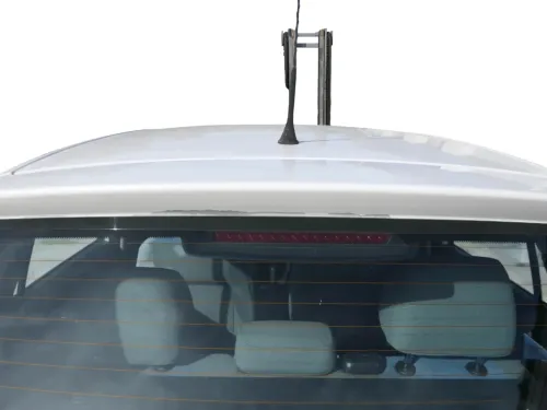Skoda Fabia 5J Limousine Schrägheck Heckklappe hinten mit Scheibe weiß LF9E (202335)