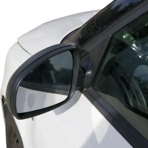 Skoda Fabia 5J mechanisch Spiegel Außenspiegel links mit Glas schwarz