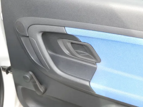 1x Fabia 5J Stufenheck Türverkleidung Verkleidung Tür hinten rechts Griff blau (202351)