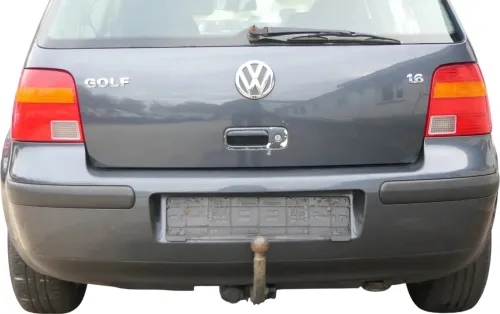 VW Golf 4 Limousine Stoßstange hinten Heckstoßstange Stoßfänger blau LC5H