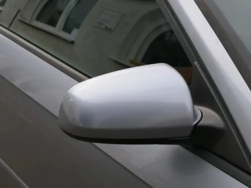 Audi A3 8P elektrischer Spiegel Außenspiegel vorne rechts grau LX7W + Glas (202411)
