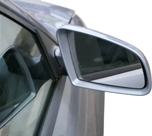Audi A3 8P elektrischer Spiegel Außenspiegel vorne rechts grau LX7W + Glas