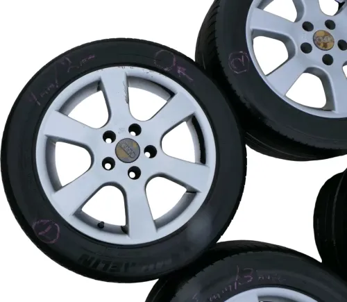 Audi A4 8E A6 4B Alufelgen CMS 205/55 R16 Zoll KBA 44978 Reifen wechseln (202442)