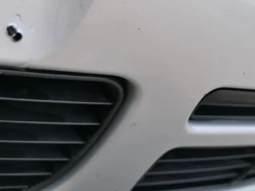 Polo 6N Stoßstange vorne breite Styling XXL Frontstoßstange silber LB7Z +Gitter (202311)