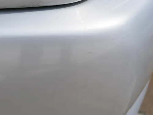 VW Polo 6N Stoßstange hinten breite Styling XXL Heckstoßstange silber LB7Z (202314)