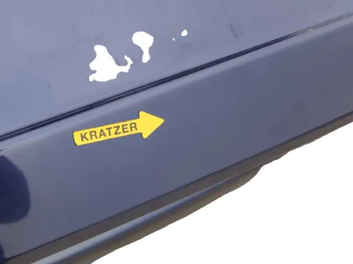 Golf 3 1E Cabrio Heckklappe Kofferraumklappe hinten Klappe blau LC5U ohneAnbaute (202445)
