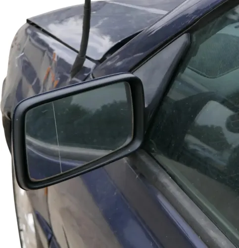 VW Golf 3 Cabrio 1E elektrischer Spiegel Außenspiegel links blau LC5U (202446)