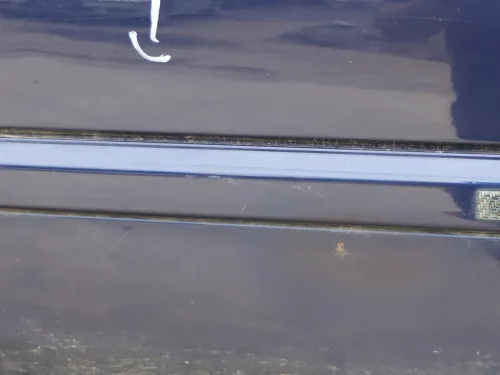 Golf 3 1E Cabrio Leiste Zierleiste Seite vorne links 2/3-Türer an Tür blau LC5U (202476)