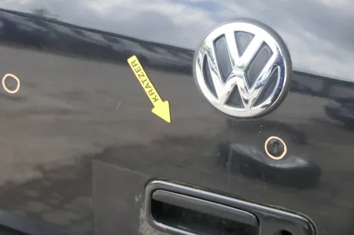 Golf 4 1E Cabrio Heckklappe Kofferraumklappe hinten Klappe blau LC5U ohneAnbaute (202501)