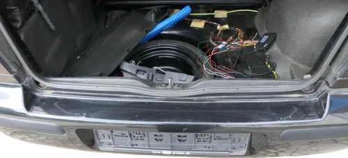 VW Golf 4 1E Cabrio Limousine Stoßstange hinten Heckstoßstange schwarz LC9Z (202506)