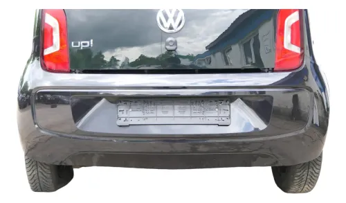 VW UP Stoßstange hinten Stoßfänger Heckstoßstange LC9X schwarz 1S6807421P