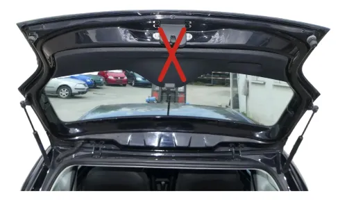 VW UP 1S Heckklappe hinten Klappe Kofferraumklappe mit Scheibe schwarz LC9X (202553)