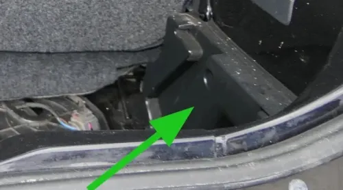VW Up Mii Aufnahme Ladeboden Verkleidung Abdeckung Kofferraum rechts