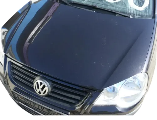 VW Polo 9N3 Cross Motorhaube KLappe vorne schwarz LC9Z Haube (202664)