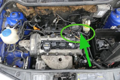 VW Polo 9N Ibiza 9N3 BKY 036103493DP Schlauch Entlüftungsschlauch