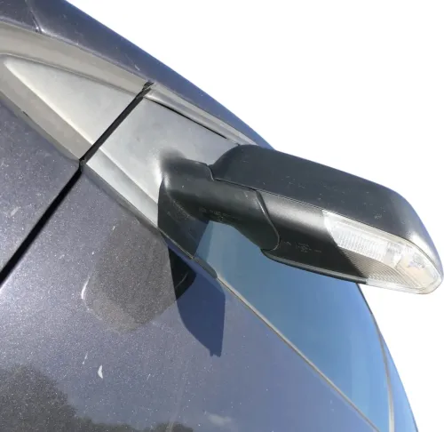 VW Polo 9N 9N3 mechanisch Spiegel Außenspiegel links vorne schwarz  Blinker (202677)